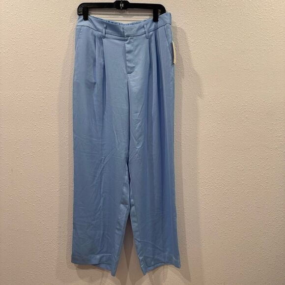 A New Day satin wide leg pants size 10 - Picture 1 of 8